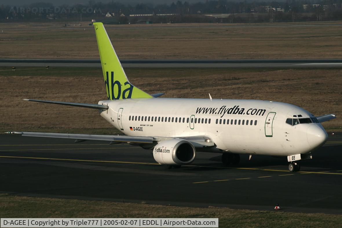 D-AGEE, 1988 Boeing 737-35B C/N 24238, Deutsche BA