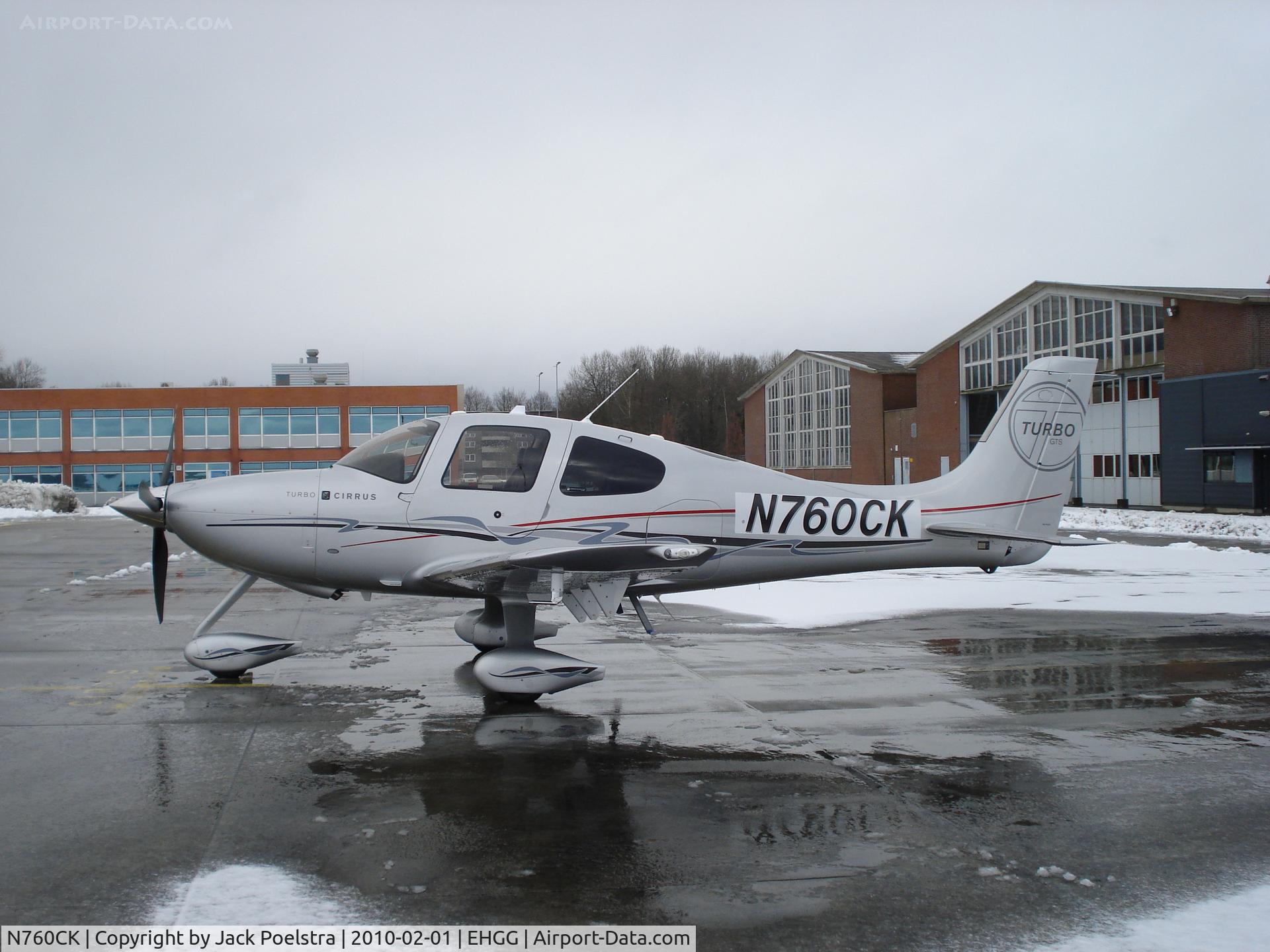N760CK, 2009 Cirrus SR22 C/N 3603, N760CK delivered at Groningen airport