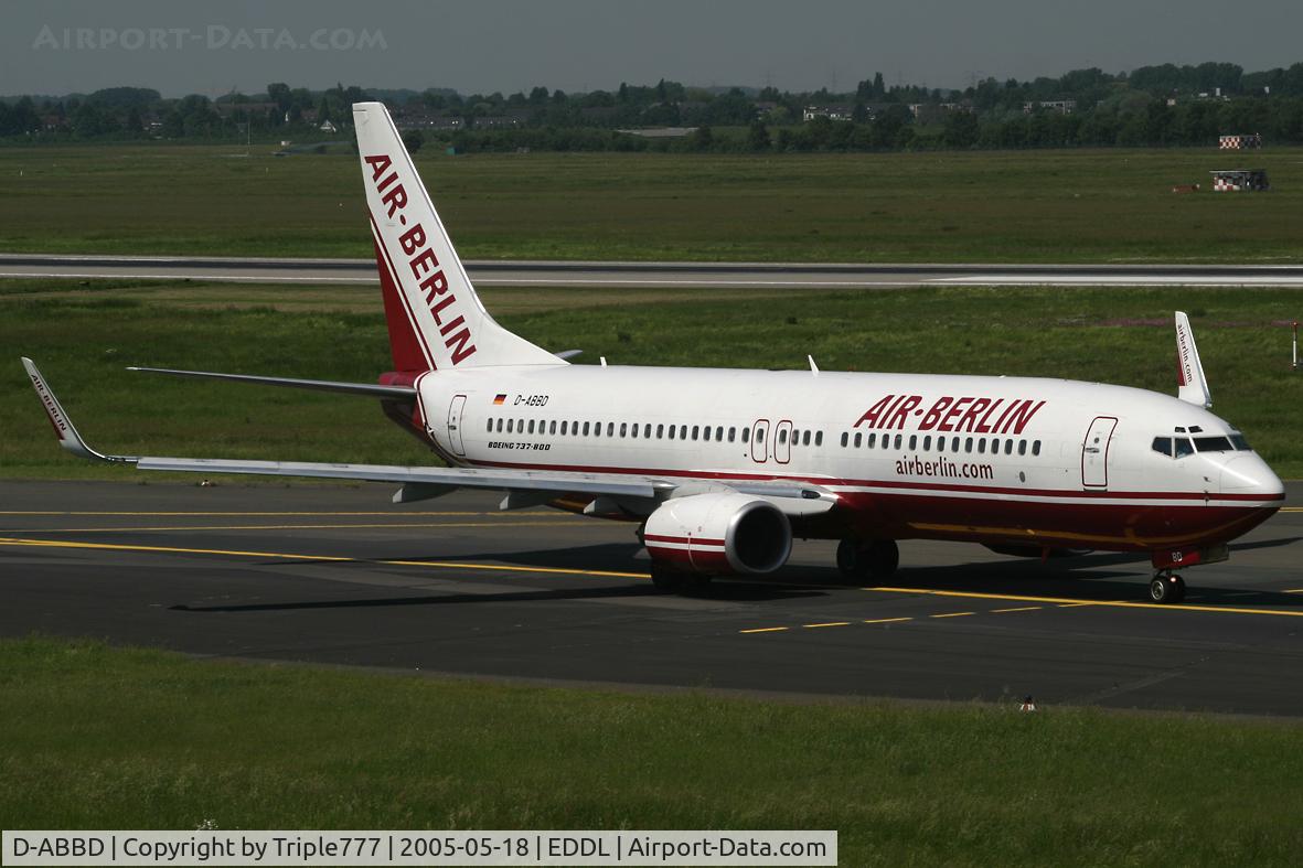 D-ABBD, 2001 Boeing 737-86J C/N 30880, Air Berlin