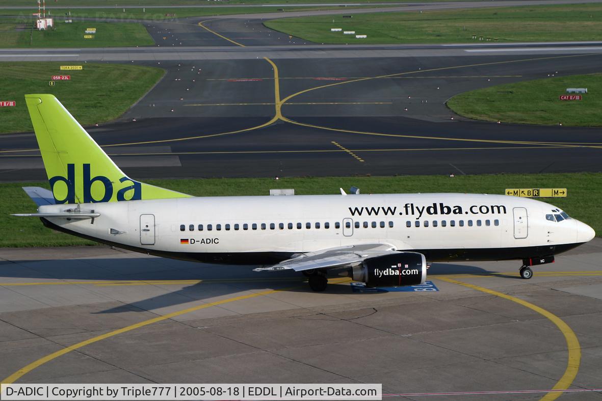 D-ADIC, 1999 Boeing 737-36Q C/N 30335, flydba