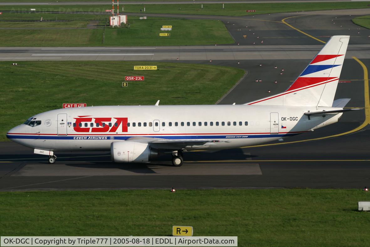 OK-DGC, 1998 Boeing 737-5L9 C/N 29235, Czech Airlines