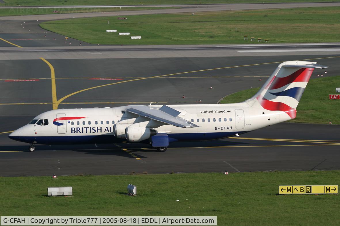 G-CFAH, 2001 British Aerospace Avro 146-RJ100 C/N E3384, British Airways