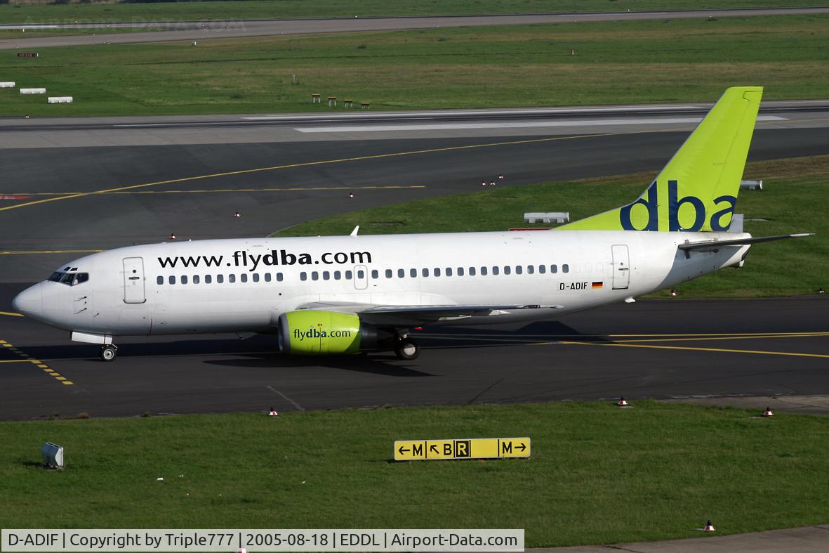 D-ADIF, 1991 Boeing 737-3L9 C/N 25125, flydba