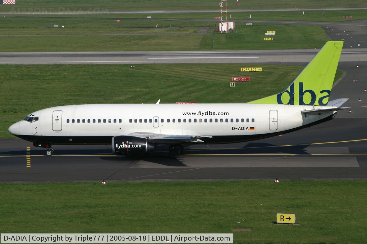 D-ADIA, 1999 Boeing 737-33Q C/N 30333, flydba