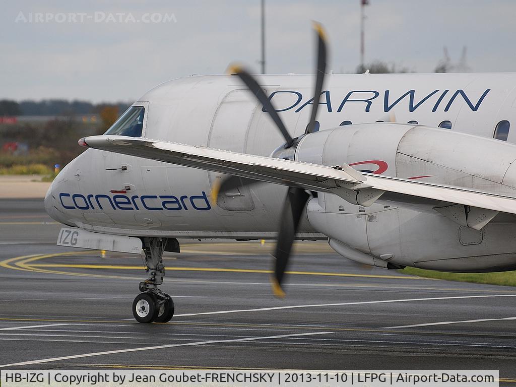 HB-IZG, 1995 Saab 2000 C/N 2000-010, Darwin Airlines
