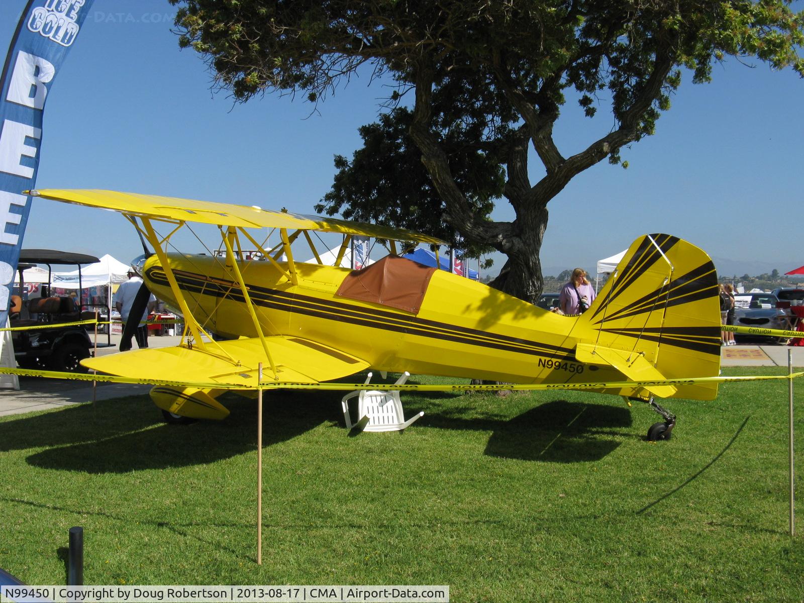 N99450, 1989 Stolp SA-300 Starduster Too C/N 1200, 1989 Walling Stolp SA-300 STARDUSTER TOO, Lycoming IO-540 260 Hp, two-place tandem seating classic experimental bipe of Lou Stolp design now single seat