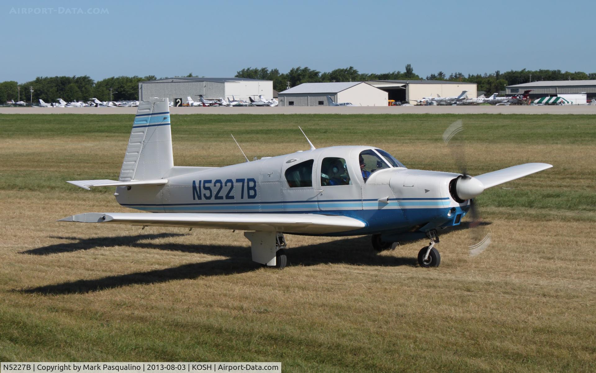 N5227B, 1956 Mooney M20 C/N 1090, Mooney M20