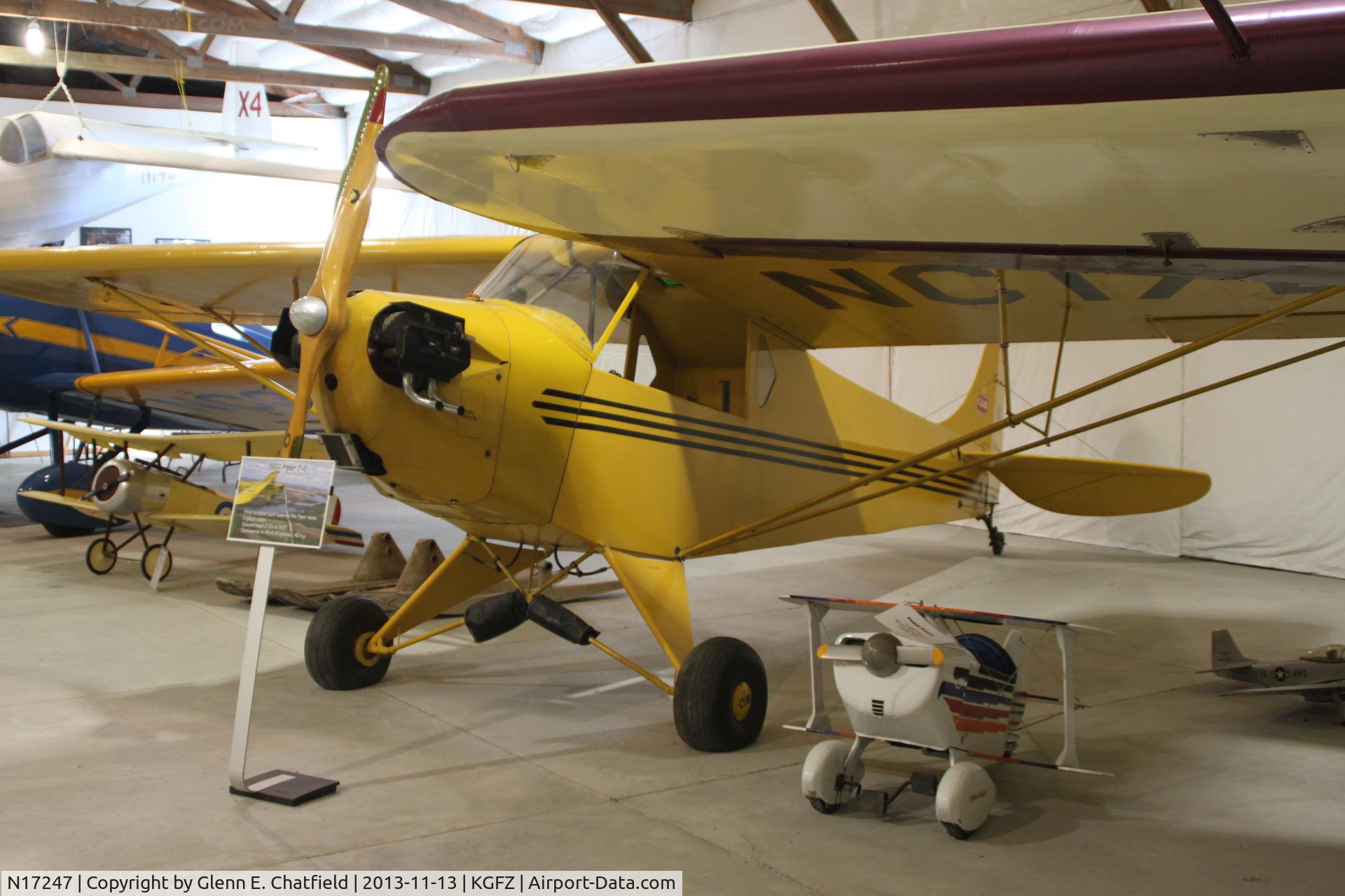 N17247, 1937 Piper J-2 C/N 913, 1st type with Piper name