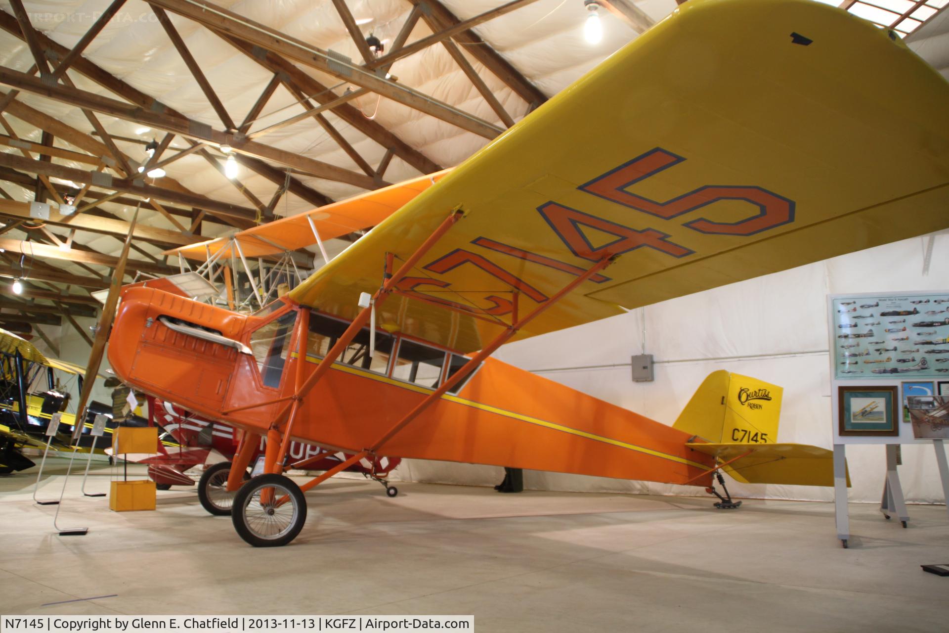 N7145, 1928 Curtiss-Wright Robin C/N 6, Oldest known Robin in existence.