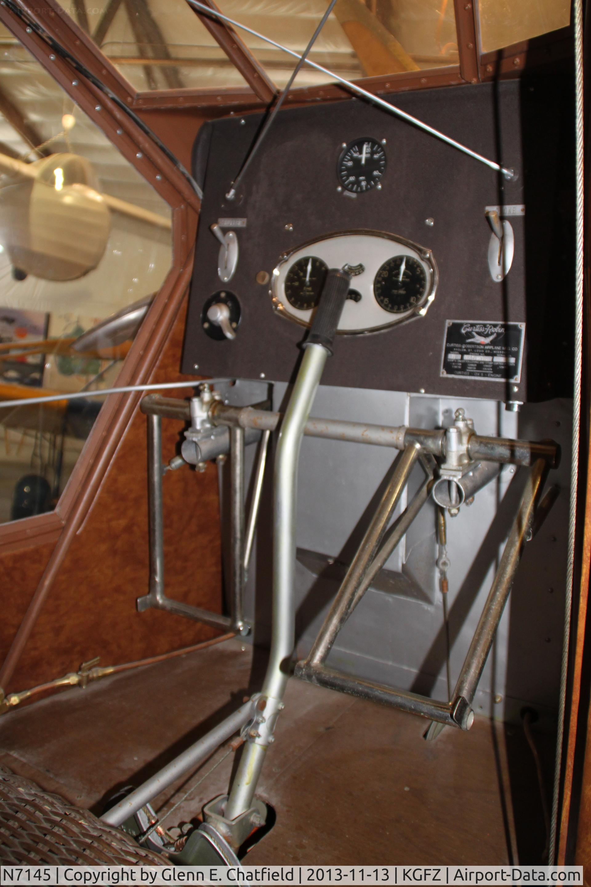 N7145, 1928 Curtiss-Wright Robin C/N 6, Oldest known Robin in existence.