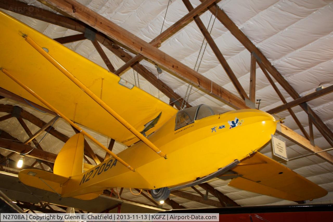 N2708A, 1956 Schweizer SGU-1-20 C/N 30A, One of two built, has 800 hours on it.