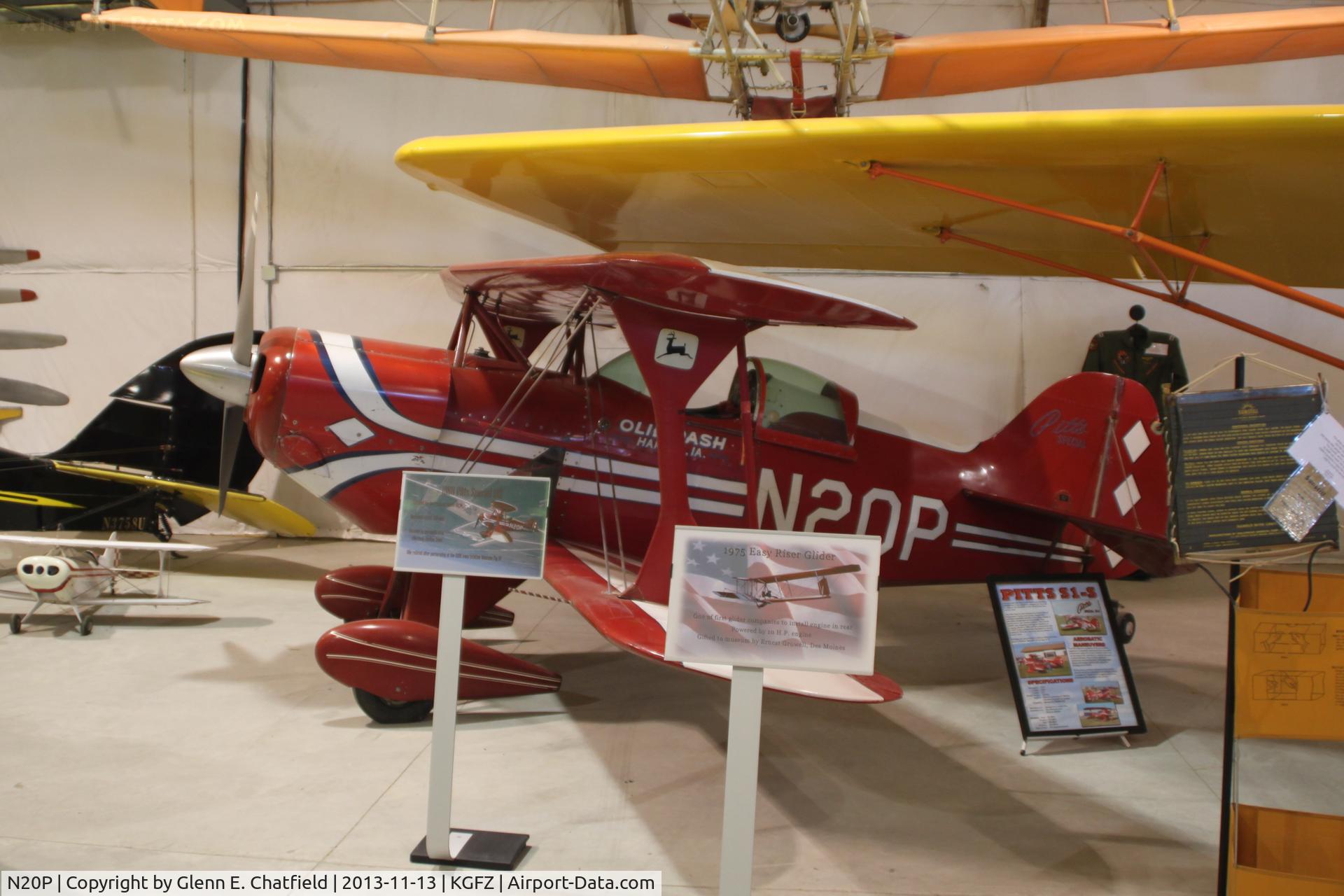 N20P, 1968 Pitts S-1C Special C/N 101M, One of two built, has 800 hours on it.