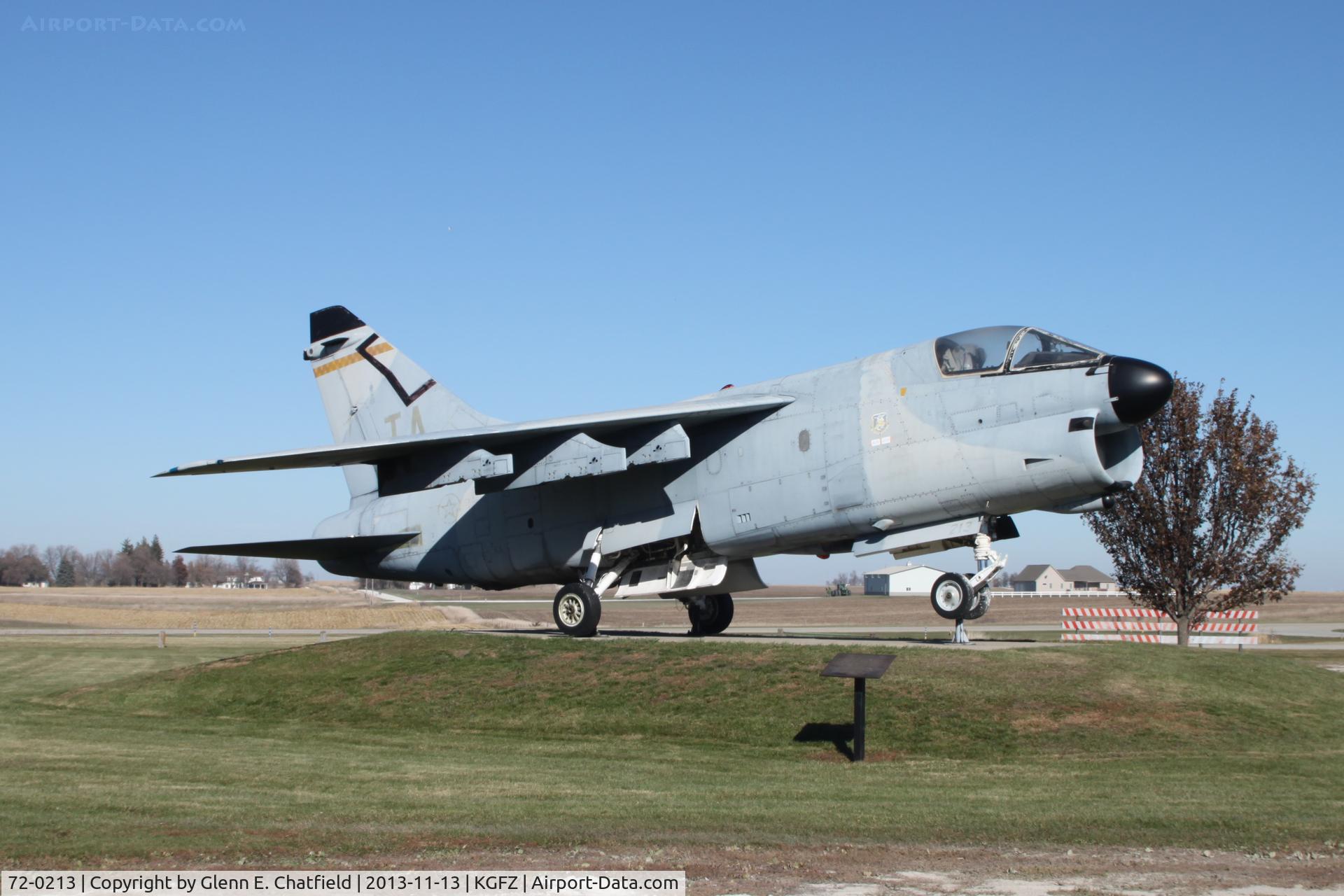 72-0213, 1972 LTV A-7D Corsair II C/N D-335, At the Iowa Aviation Museum
