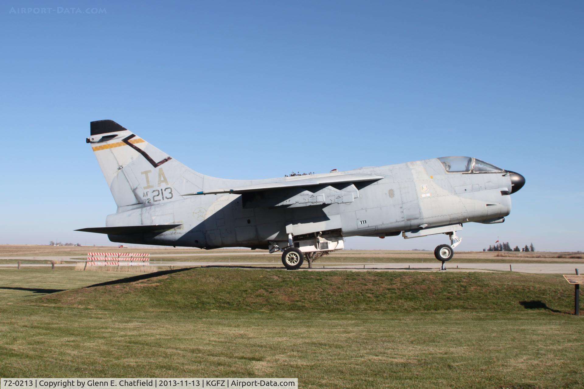 72-0213, 1972 LTV A-7D Corsair II C/N D-335, At the Iowa Aviation Museum