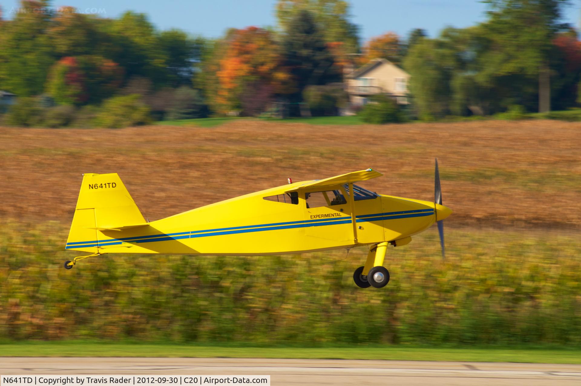 N641TD, 1996 Wittman W-10 Tailwind C/N 456, N641TD dropping in for breakfast and Andrews University (C20) Fly-In.