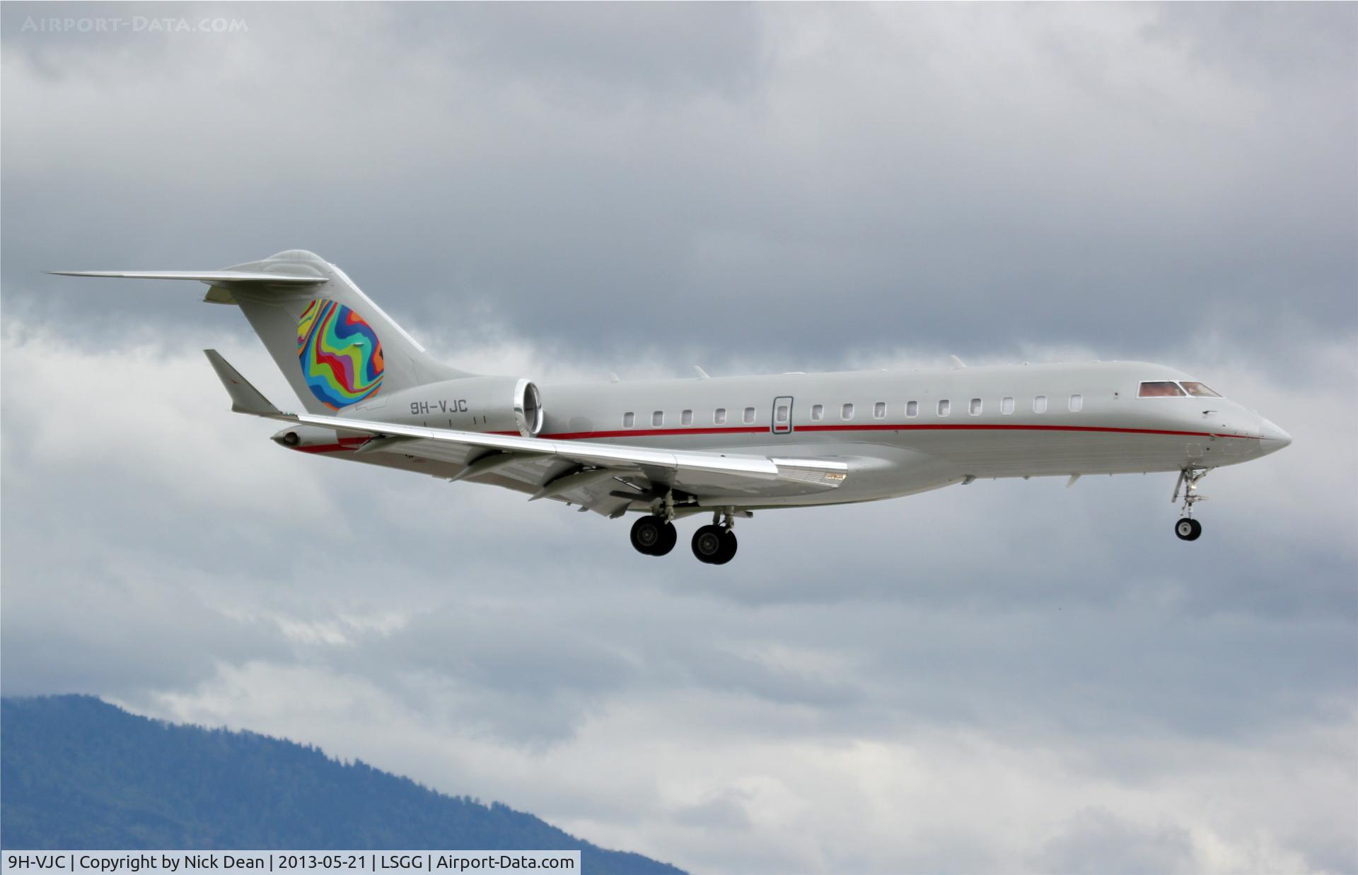 9H-VJC, 2011 Bombardier BD-700-1A10 Global Express C/N 9448, LSGG/GVA