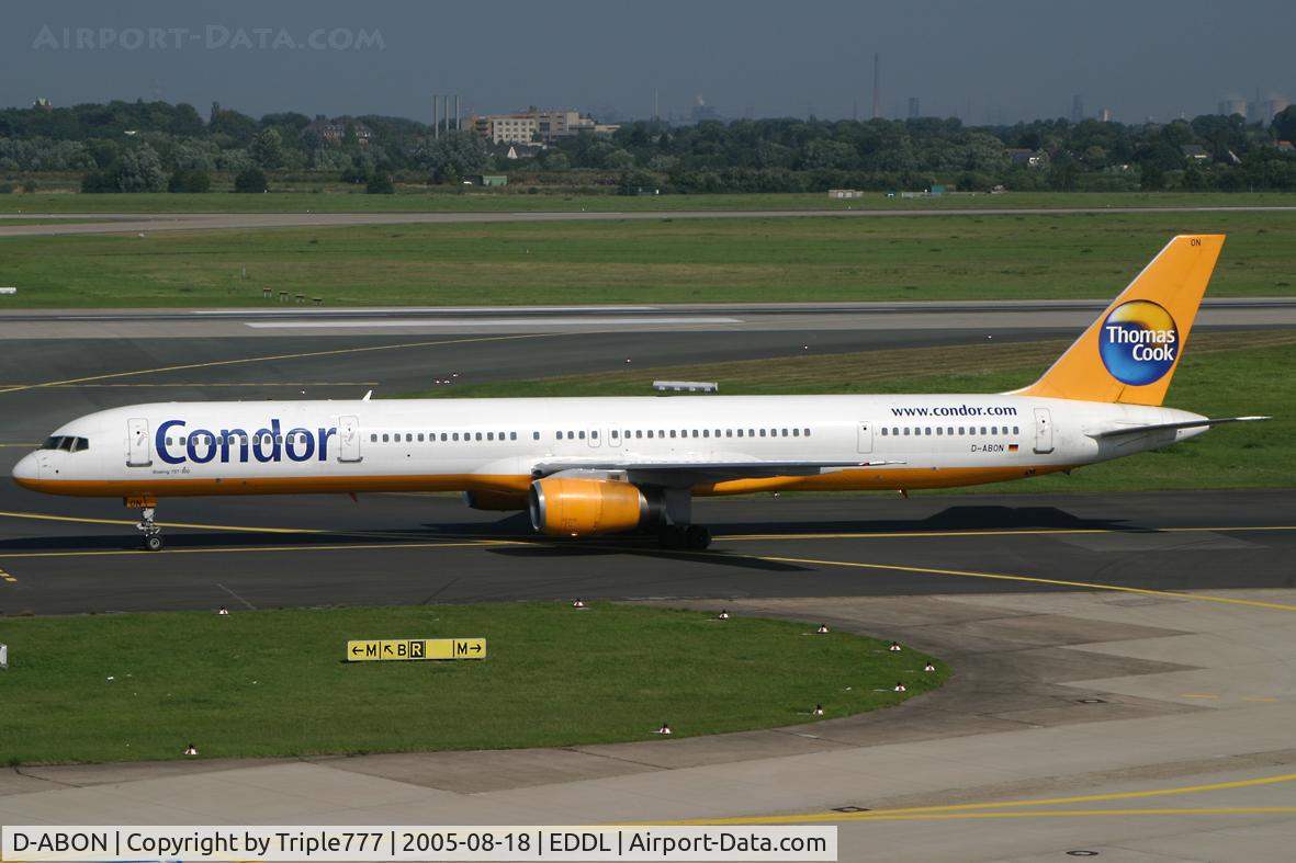 D-ABON, 2000 Boeing 757-330 C/N 29023, Condor