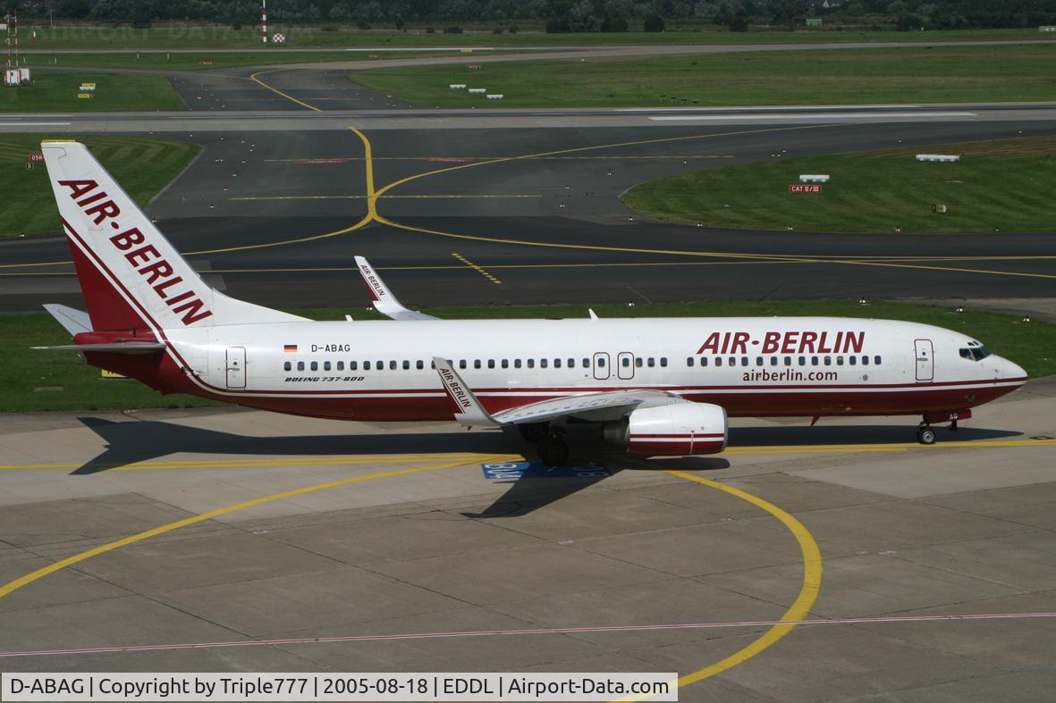 D-ABAG, 2001 Boeing 737-86J C/N 30879, Air Berlin
