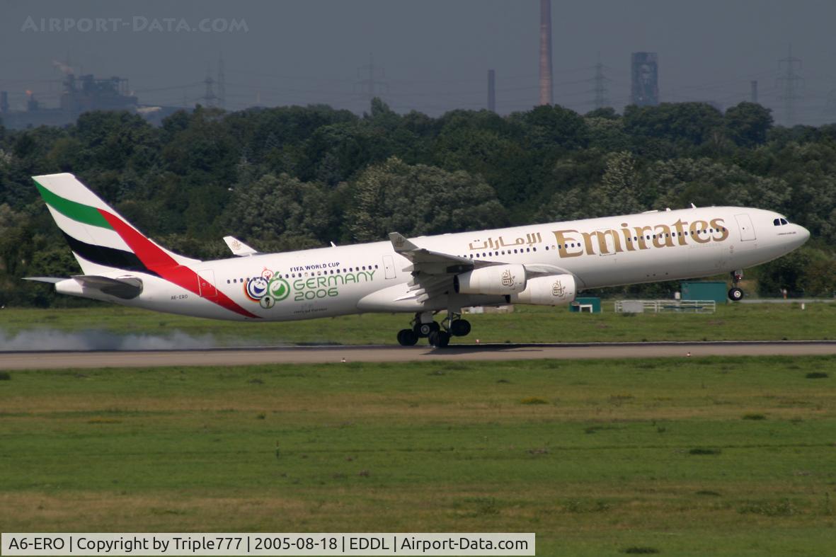 A6-ERO, 1997 Airbus A340-313 C/N 163, Emirates