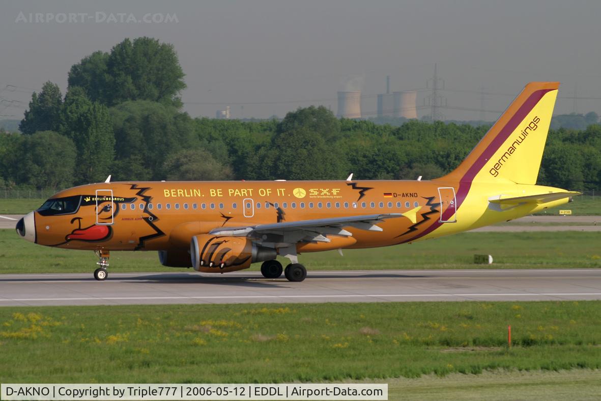 D-AKNO, 1999 Airbus A319-112 C/N 1147, Germanwings (Berlinbearbus)
