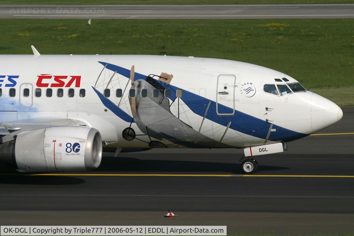 OK-DGL, 1998 Boeing 737-55S C/N 28472, CSA Czech Airlines (Brandenburg colours)