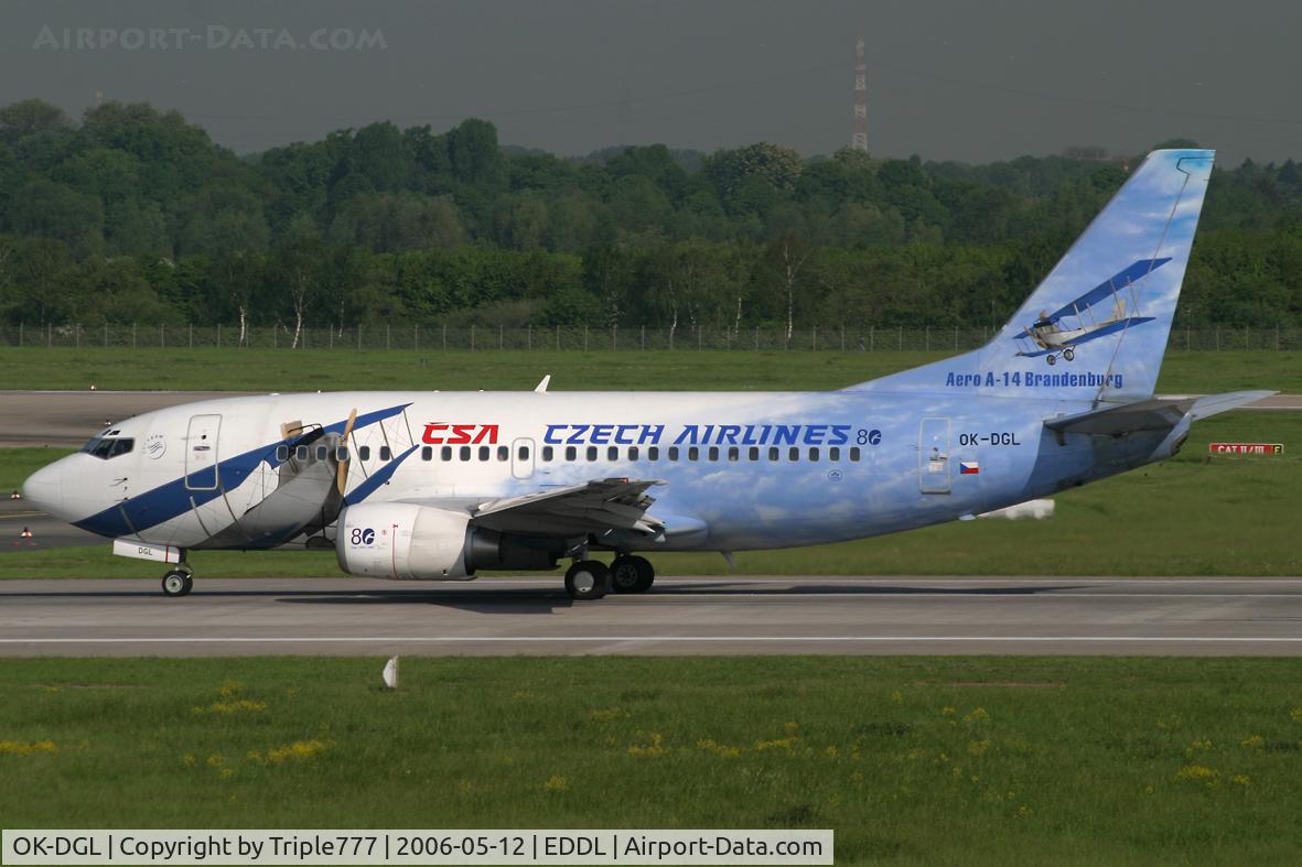OK-DGL, 1998 Boeing 737-55S C/N 28472, CSA Czech Airlines (Brandenburg colours)