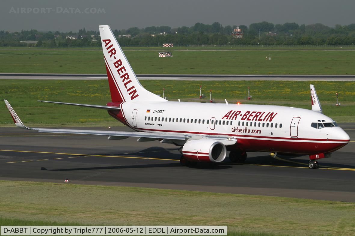 D-ABBT, 2001 Boeing 737-76N C/N 32582, Air Berlin