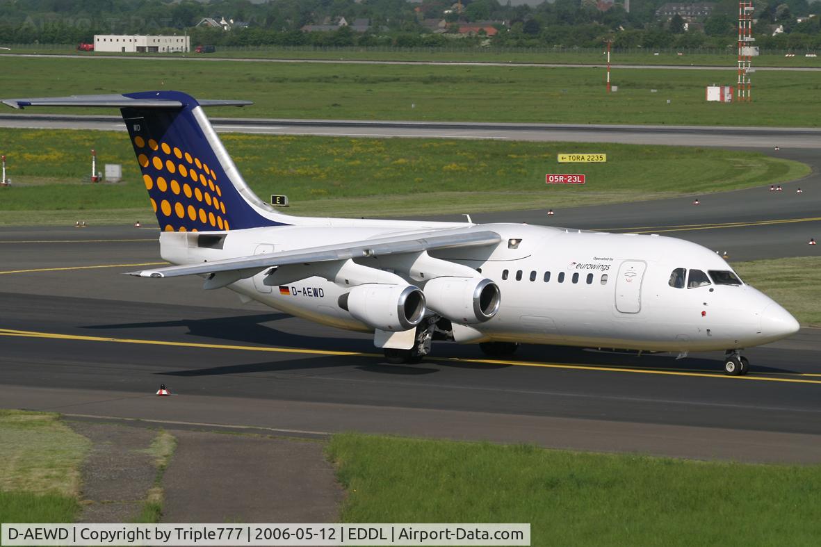 D-AEWD, 1987 British Aerospace BAe.146-200 C/N E2069, Eurowings