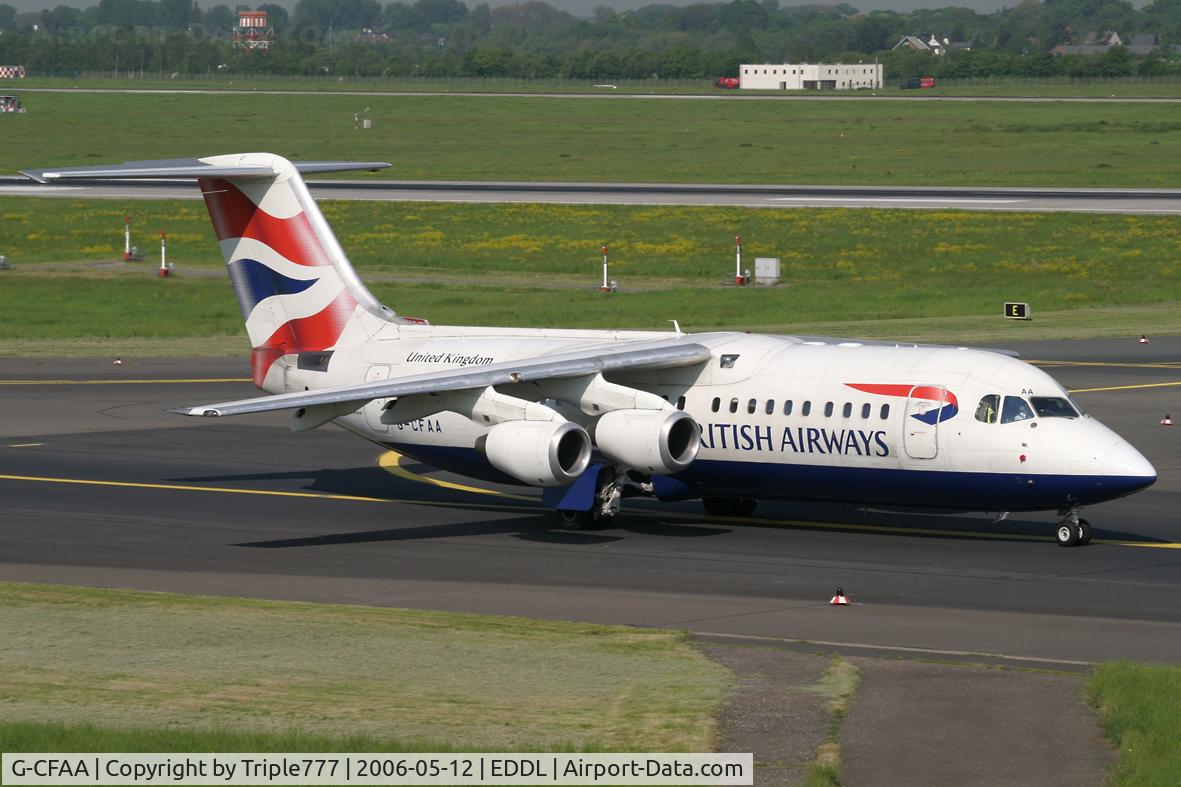 G-CFAA, 2000 British Aerospace Avro 146-RJ100 C/N E3373, British Airways