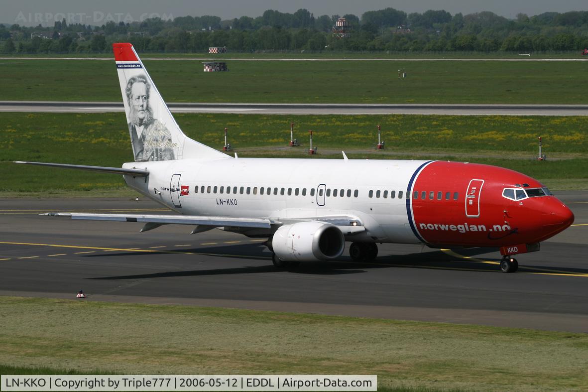LN-KKO, 1991 Boeing 737-3Y0 C/N 24909, Norwegian (Henrik Ibsen)
