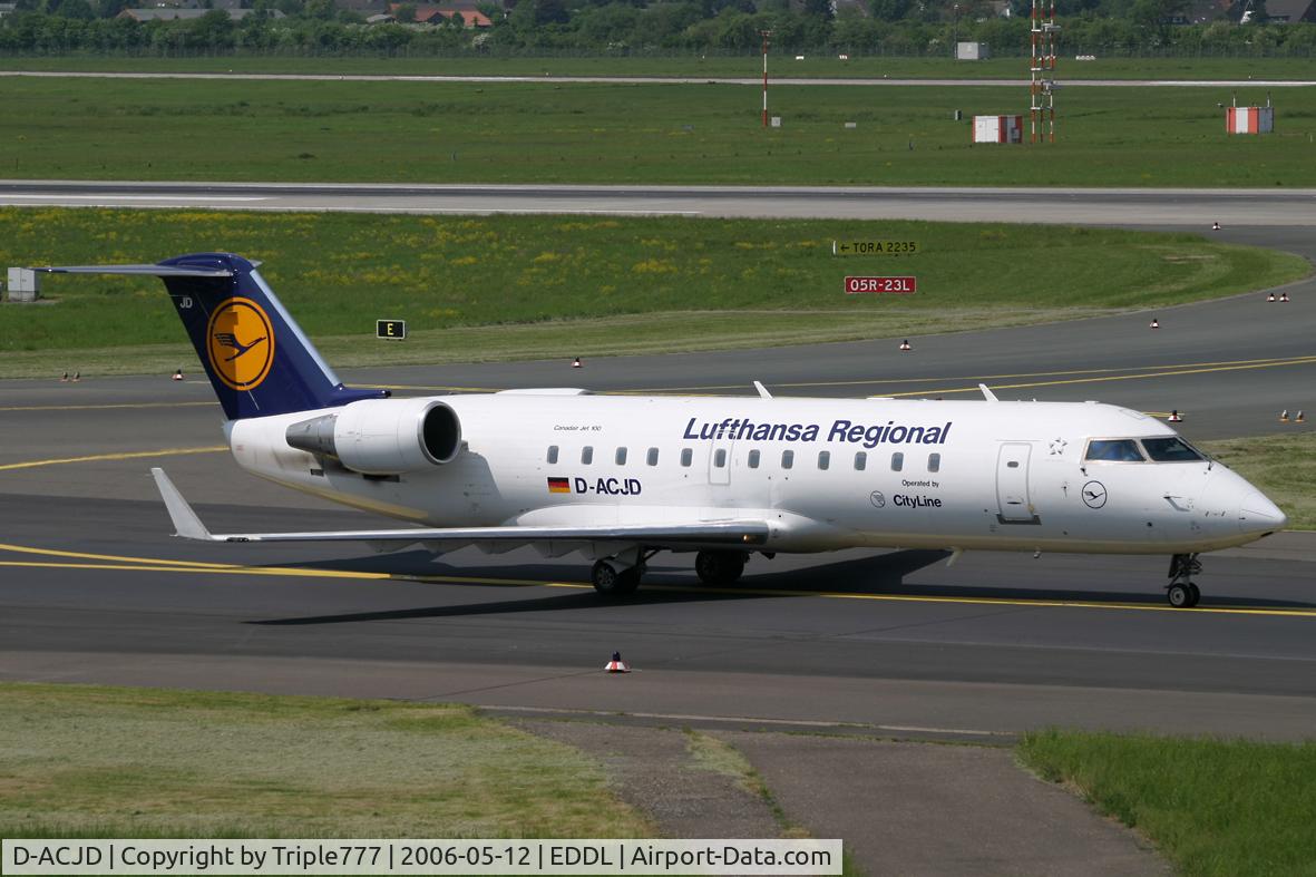 D-ACJD, 1996 Canadair CRJ-100LR (CL-600-2B19) C/N 7135, Lufthansa Regional