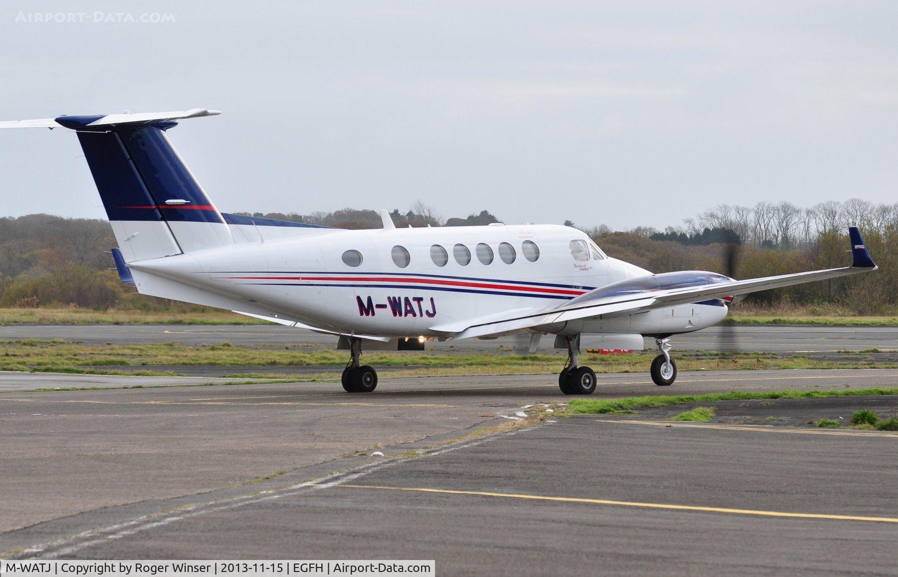 M-WATJ, 2012 Hawker Beechcraft B200GT King Air C/N BY-139, Visiting King Air 250 operated by Saxonhenge.