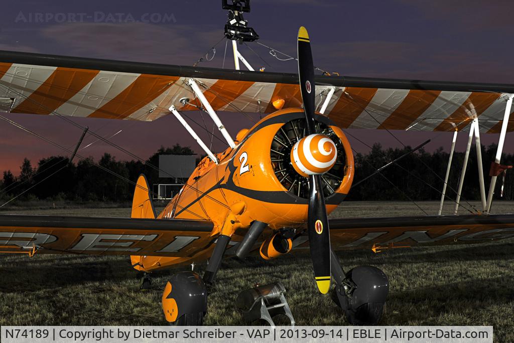 N74189, 1941 Boeing PT-17/R985 Kaydet (A75N1) C/N 75-717, Boeing PT17