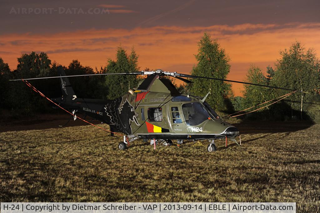 H-24, Agusta A-109BA C/N 0324, Belgium Air Force Agusta A109