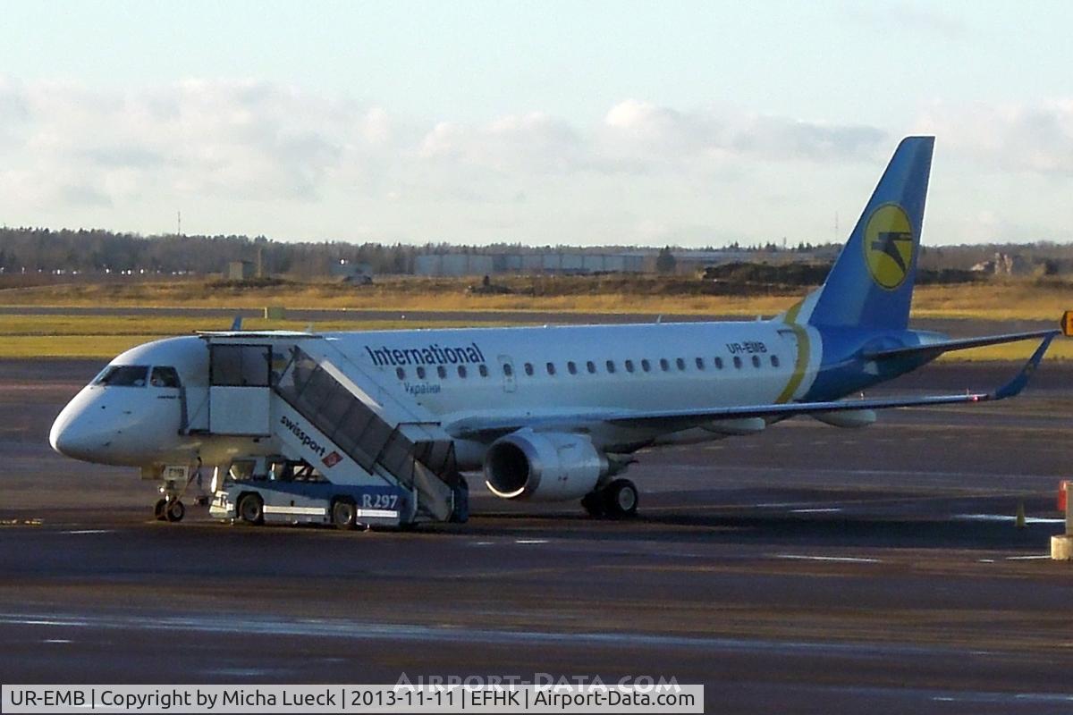 UR-EMB, 2012 Embraer 190STD (ERJ-190-100) C/N 19000501, At Vantaa