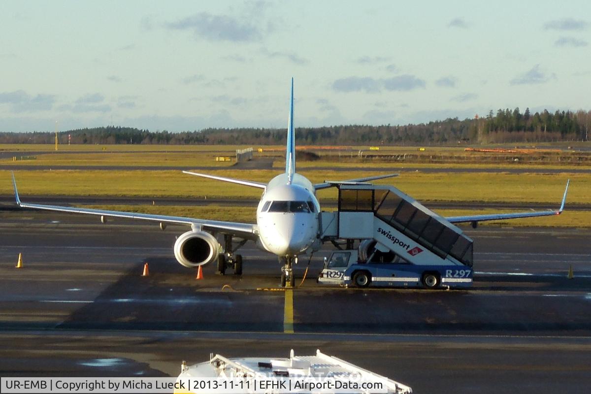 UR-EMB, 2012 Embraer 190STD (ERJ-190-100) C/N 19000501, At Vantaa