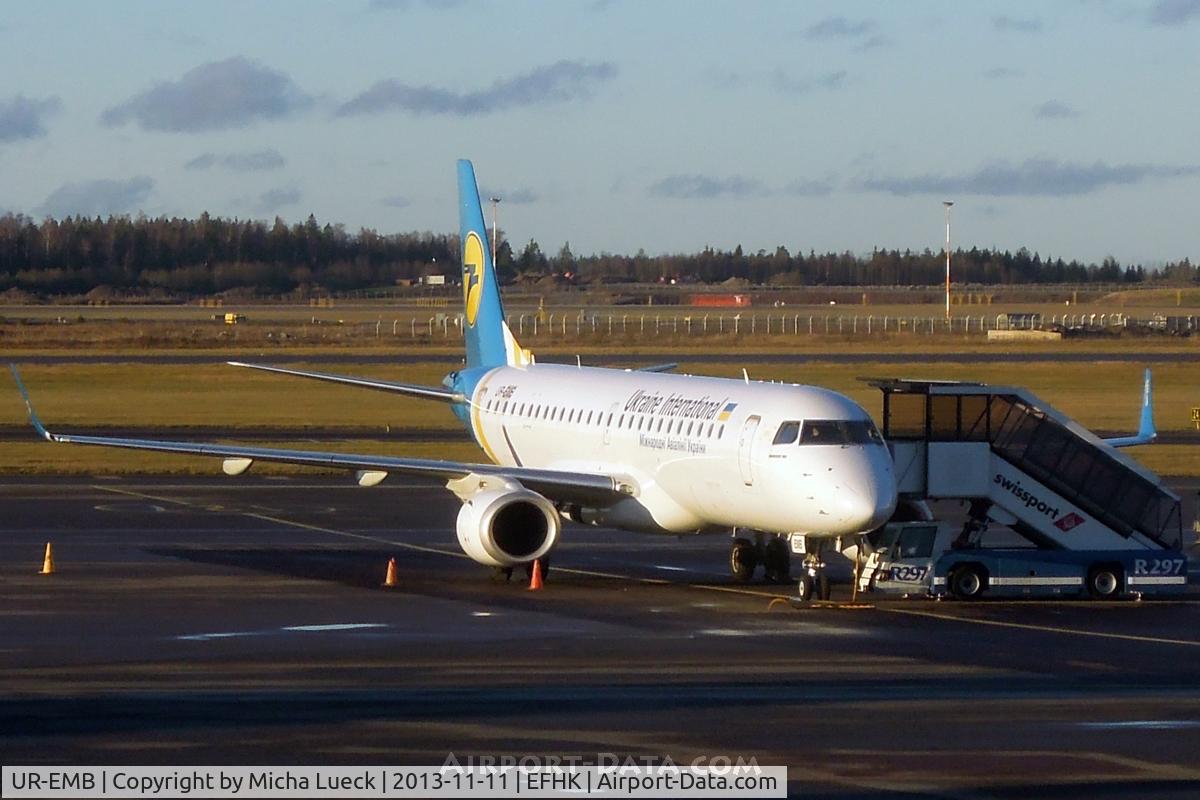 UR-EMB, 2012 Embraer 190STD (ERJ-190-100) C/N 19000501, At Vantaa