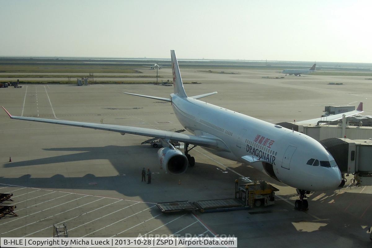 B-HLE, 1995 Airbus A330-342 C/N 109, At Pu Dong