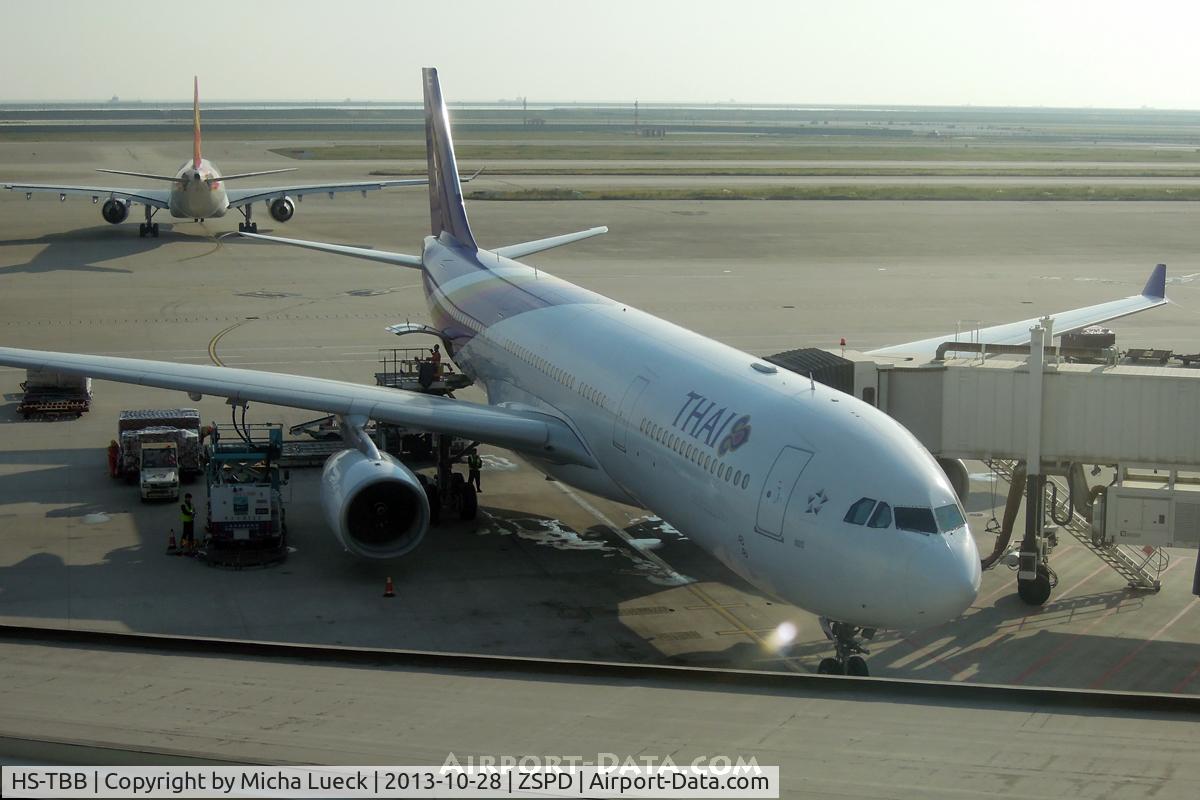 HS-TBB, 2011 Airbus A330-343X C/N 1269, At Pu Dong