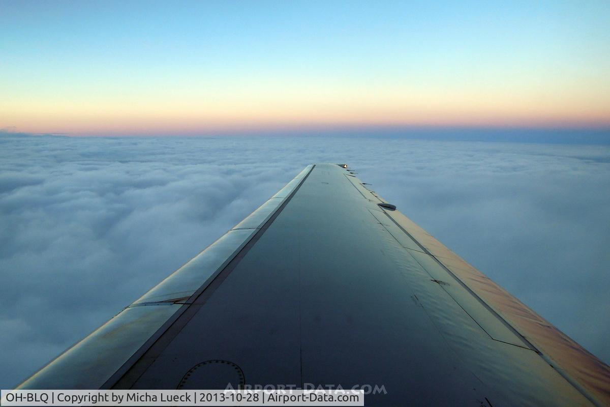 OH-BLQ, 2001 Boeing 717-2S3 C/N 55067, Last light of the day (HEL-ARN)