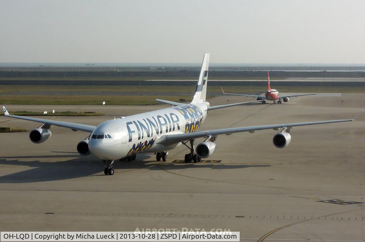 OH-LQD, 2008 Airbus A340-313X C/N 921, Marimekko flower design