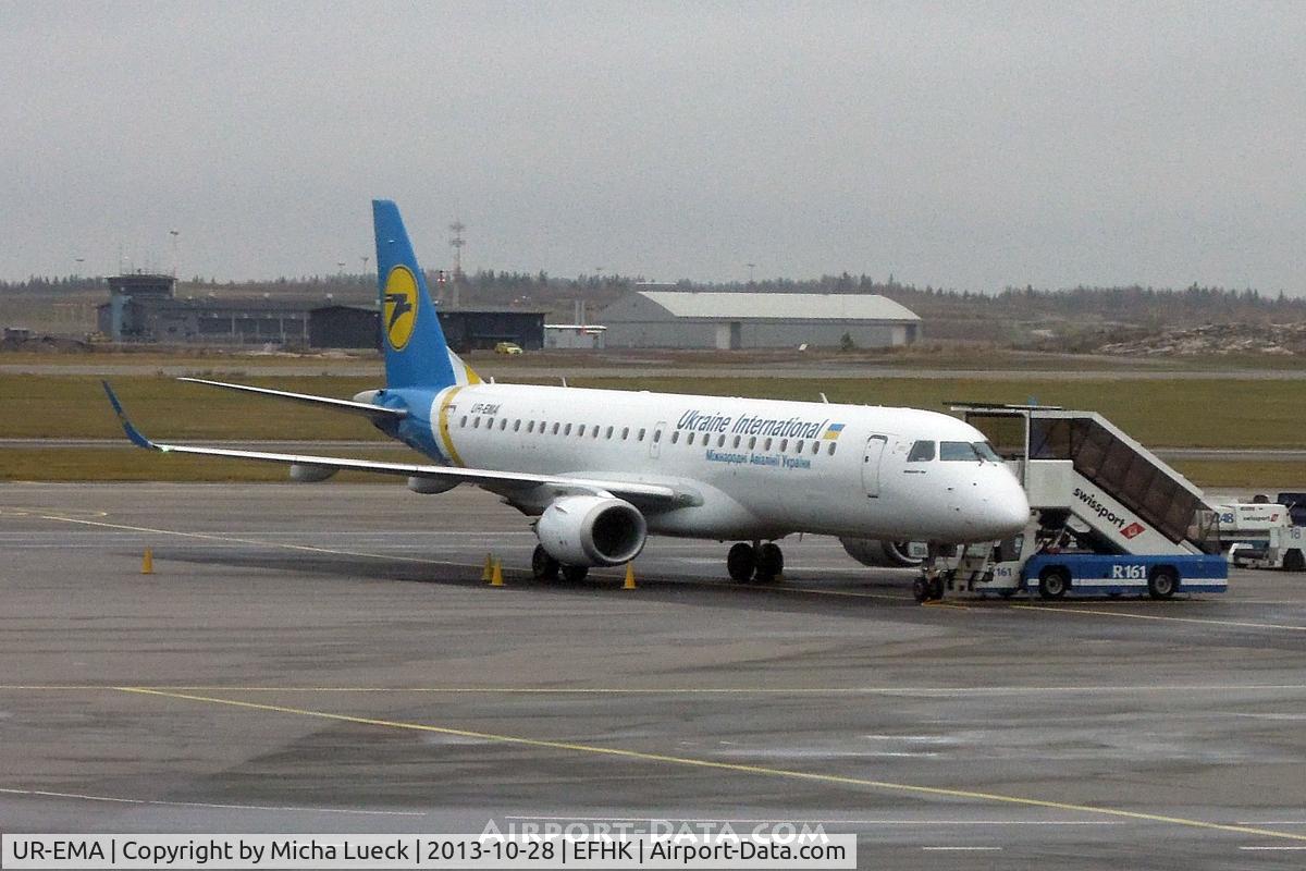 UR-EMA, 2011 Embraer 190LR (ERJ-190-100LR) C/N 19000494, At Vantaa