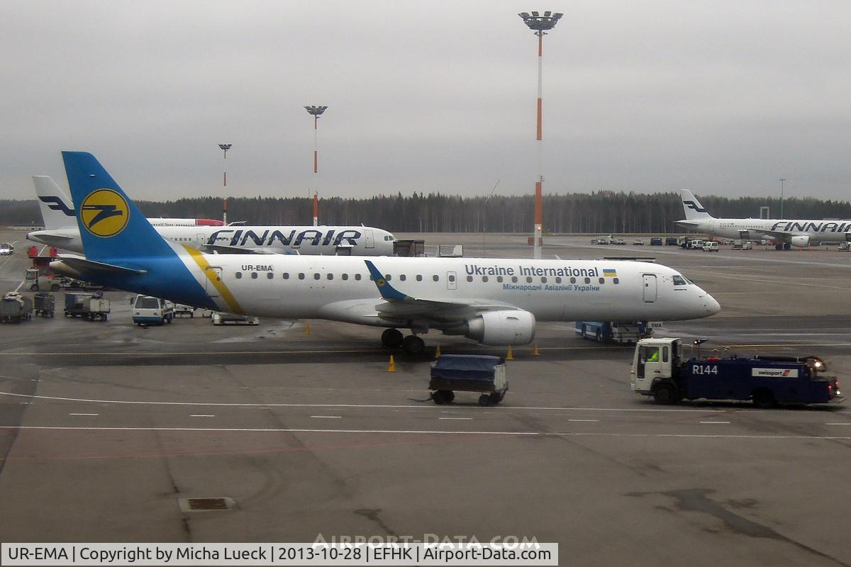 UR-EMA, 2011 Embraer 190LR (ERJ-190-100LR) C/N 19000494, At Vantaa