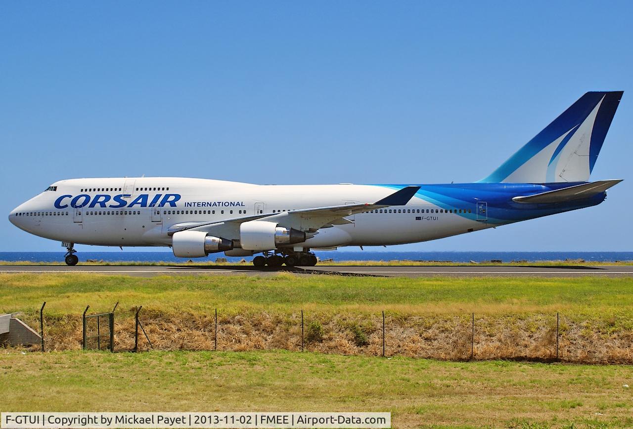 F-GTUI, 1992 Boeing 747-422 C/N 26875, Back-tracking runway 12