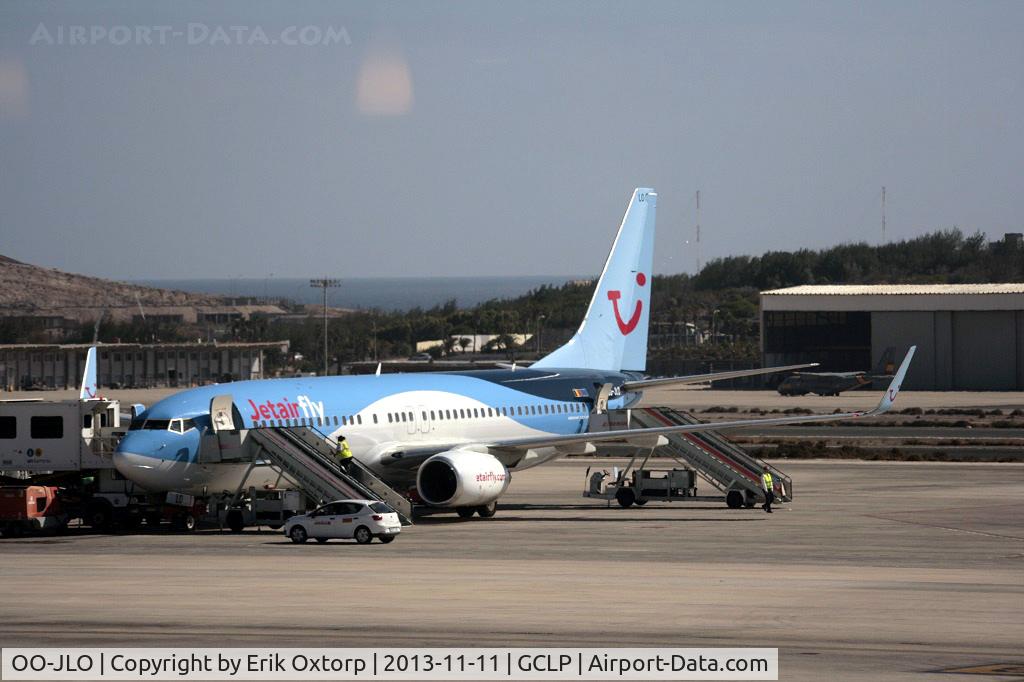 OO-JLO, 2007 Boeing 737-8K5 C/N 34692, OO-JLO in LPA