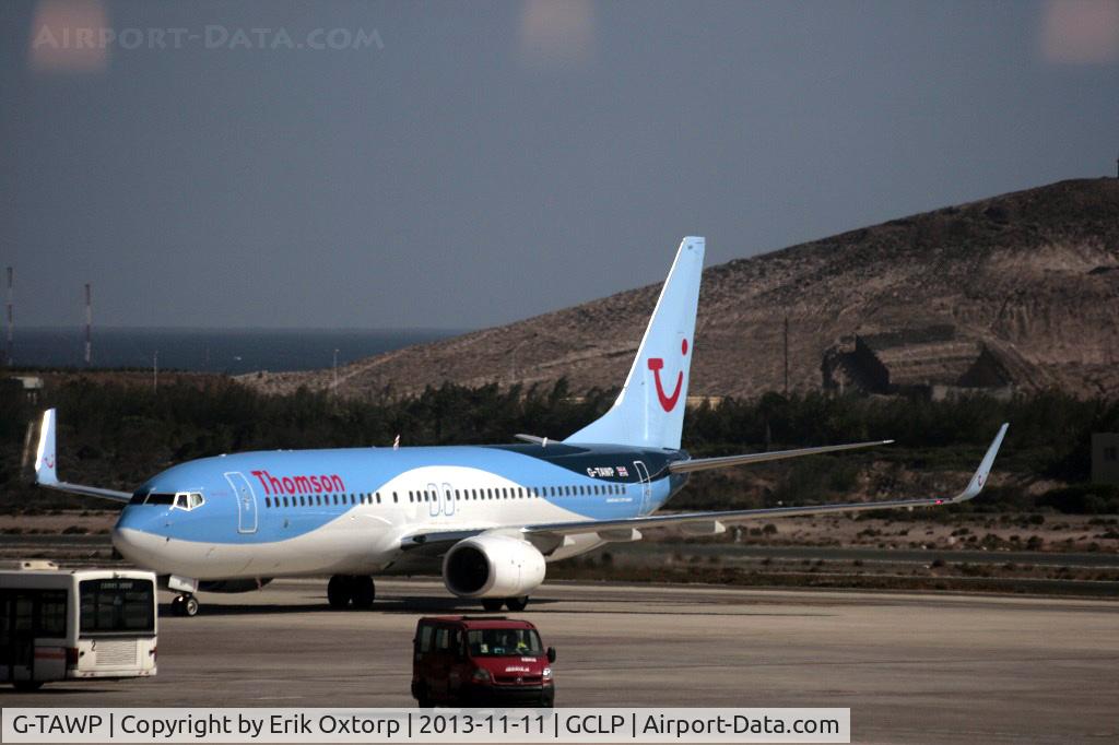 G-TAWP, 2013 Boeing 737-8K5 C/N 37257, G-TAWP in LPA