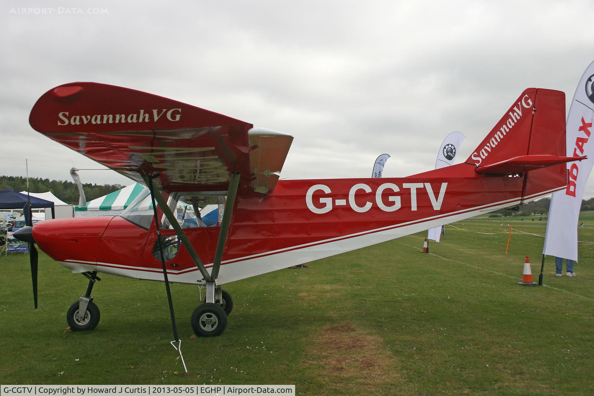 G-CGTV, 2011 ICP MXP-740 Savannah VG Jabiru(1) C/N BMAA/HB/609, Privately owned. At the Microlight Trade Fair.