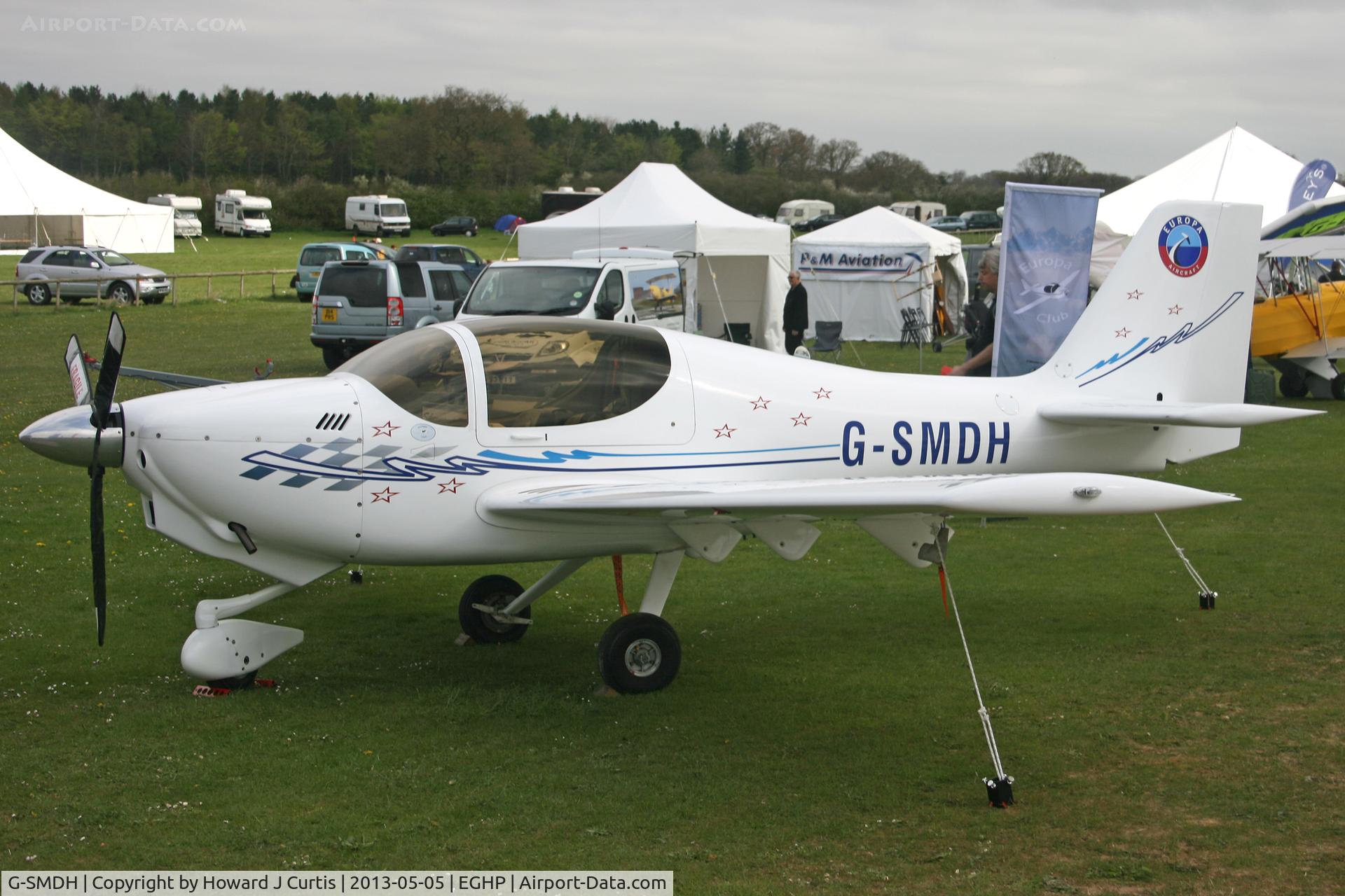 G-SMDH, 2006 Europa XS Tri-Gear C/N PFA 247-13367, Privately owned. At the Microlight Trade Fair.