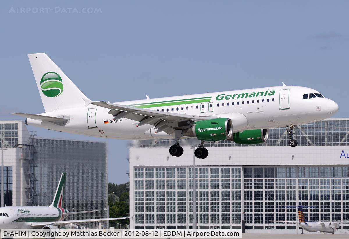 D-AHIM, 2009 Airbus A319-112 C/N 3818, D-AHIM