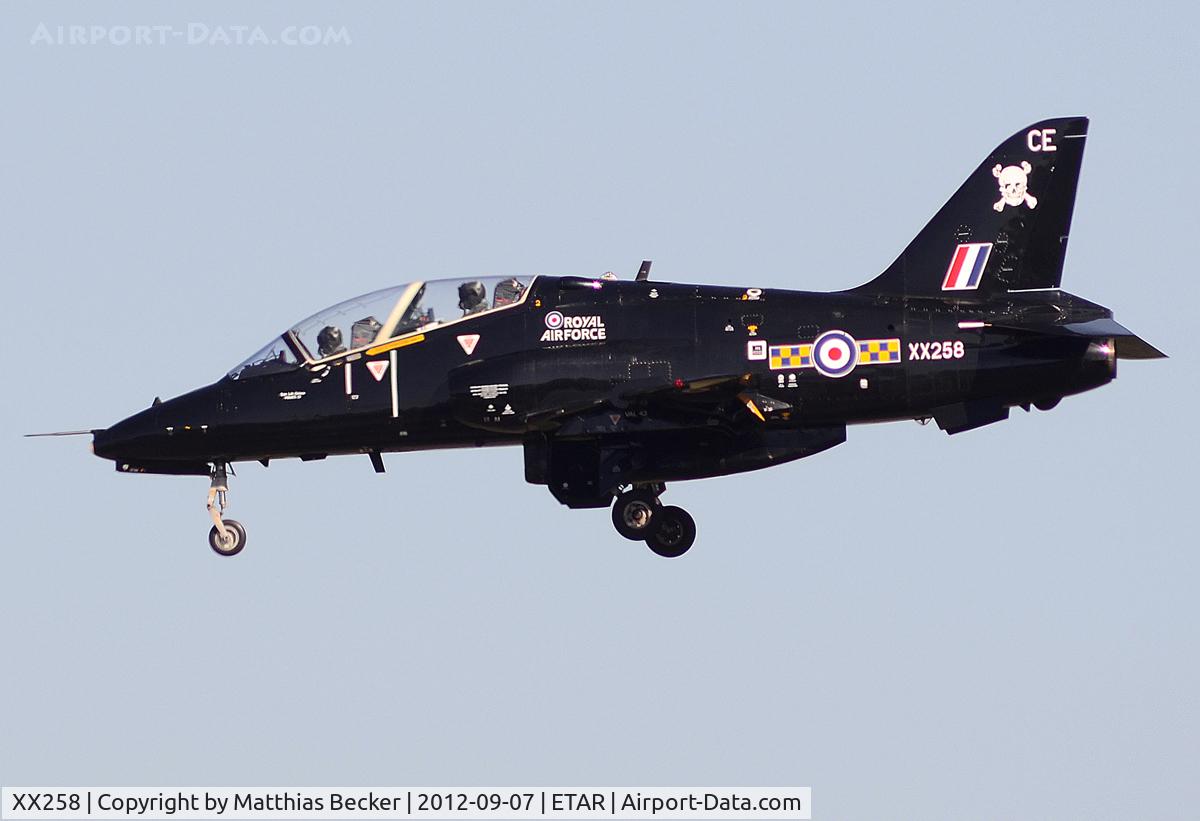 XX258, 1978 Hawker Siddeley Hawk T.1A C/N 094/312094, XX258